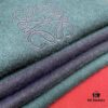 Emerald Green and Blue Combined LOEWE Classic Unisex Scarf – Winter Must-Have – 90% Wool and 10% Cashmere, Warm and Soft, 30*180CM
