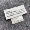 Black and Gray LOEWE Classic Unisex Scarf – Winter Must-Have – 90% Wool, 10% Cashmere