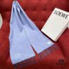 Navy Blue LOEWE Classic Unisex Scarf – Winter Must-Have – 90% Wool + 10% Cashmere, Warm and Soft, 30x180CM