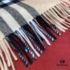 【Collector's Beige】 BURBERRY Classic Entry-Level Bestseller, Timeless Plaid Design, Simple and Elegant Unisex Scarf, An Everlasting Fashion Piece – Upgraded Version with No Color Difference, Original Factory Yarn Material – Size: 168*30cm