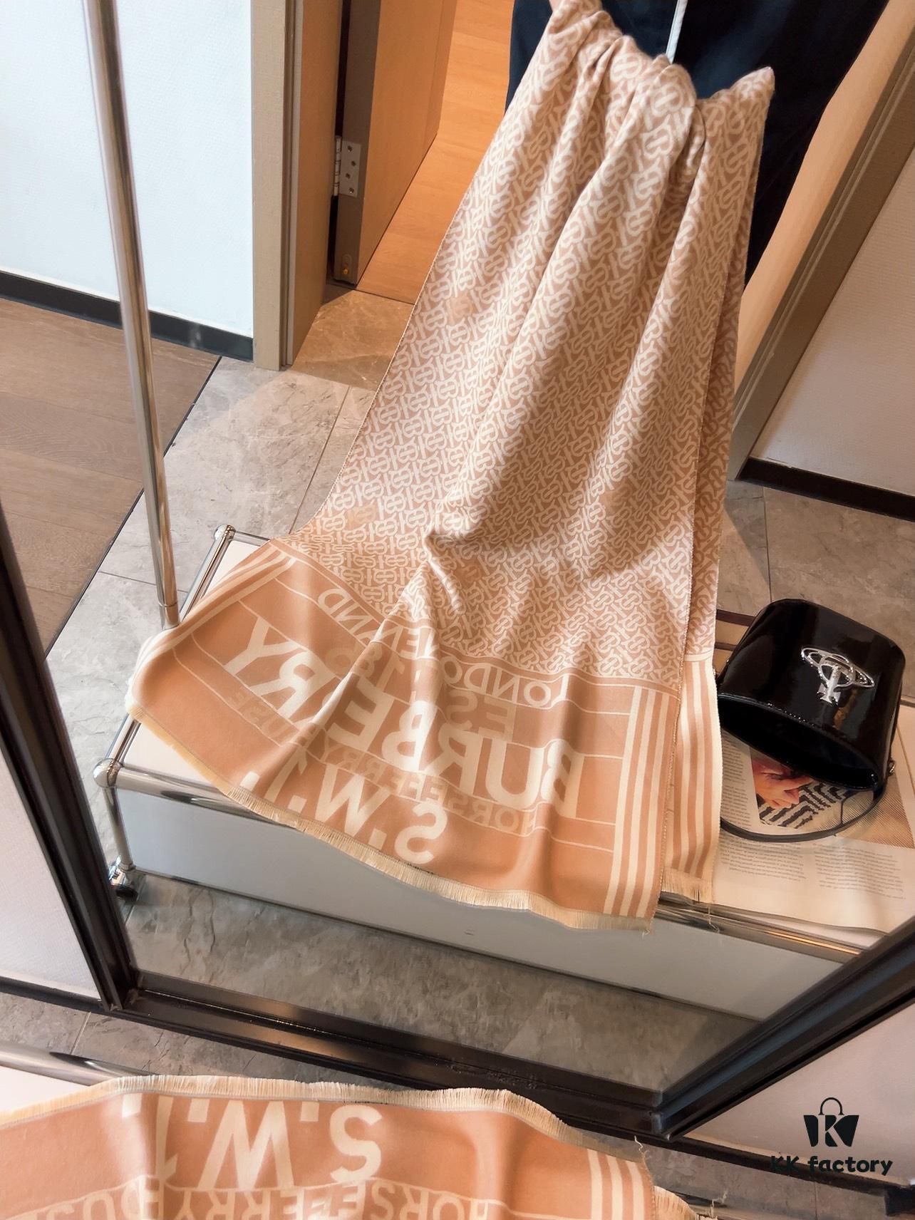 BURBERRY New Launch Cashmere Scarf, Official Website Latest Collection, 100% Premium Goat Cashmere, Classic Check Design, Unisex Stylish Warm Shawl