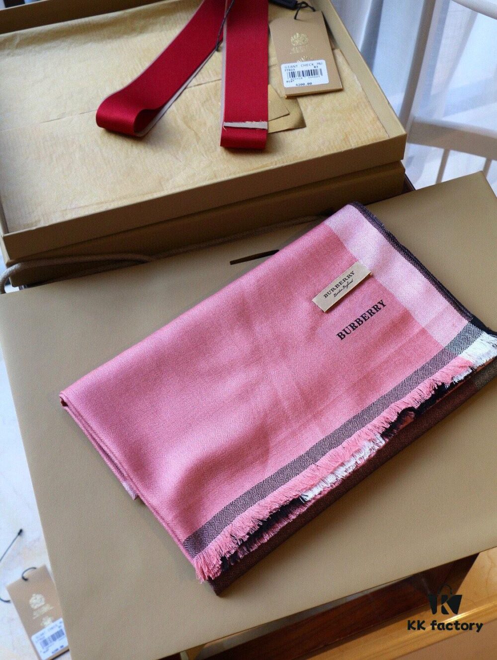 Burberry Classic Camel Cashmere Scarf - Premium Nepalese Highland Cashmere with Diamond Weave