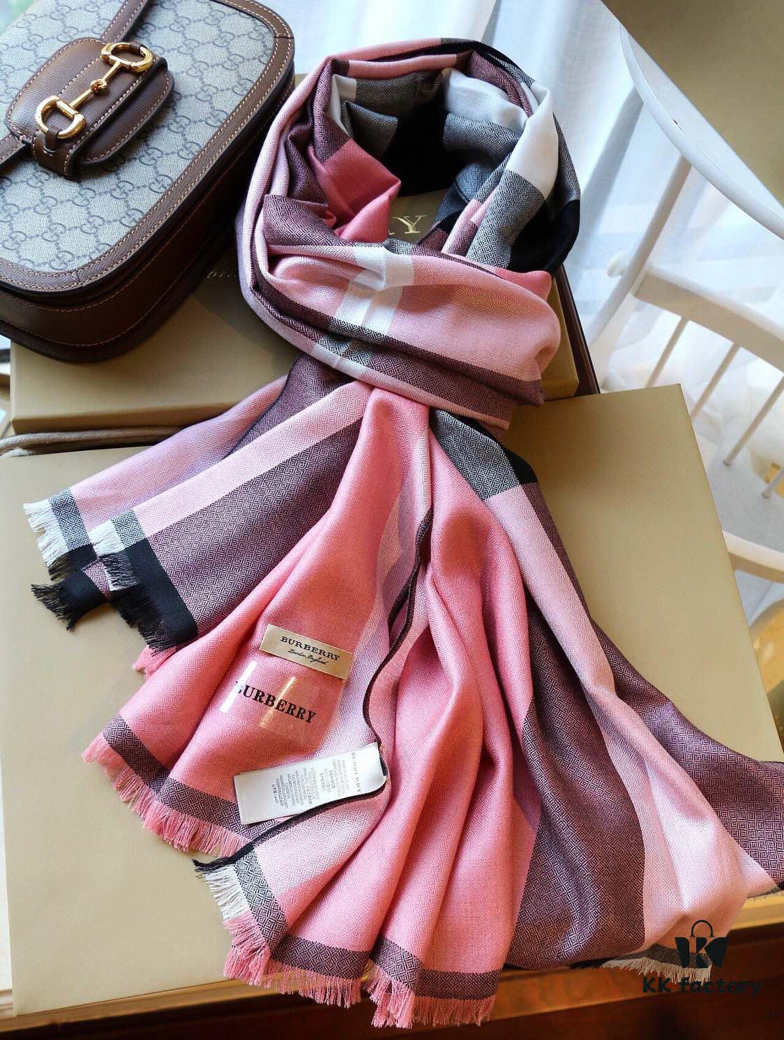 Burberry Classic Camel Cashmere Scarf - Premium Nepalese Highland Cashmere with Diamond Weave