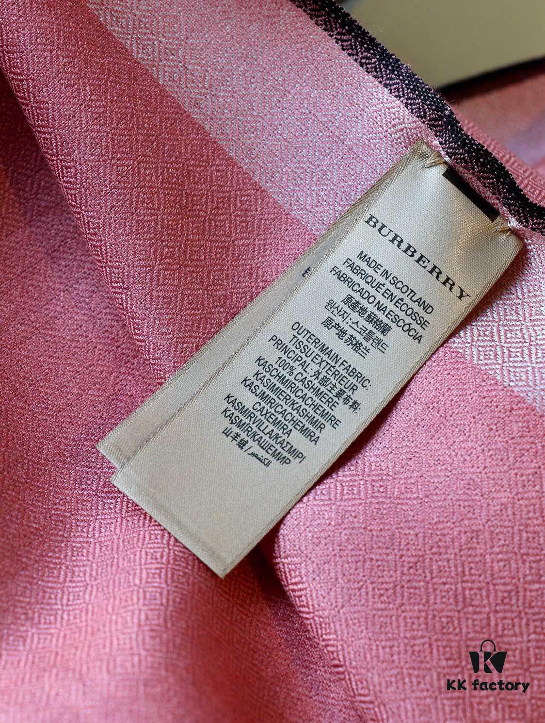 Burberry Classic Camel Cashmere Scarf - Premium Nepalese Highland Cashmere with Diamond Weave