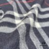 Navy Blue BURBERRY Classic Entry-Level Bestseller, Timeless Check Pattern, Simple and Elegant Unisex Scarf