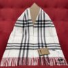 【Stone Red】BURBERRY Classic Entry-Level Bestseller, Timeless Check Pattern, Simple and Elegant Unisex Design, An Everlasting Scarf – Upgraded with No Color Difference, Original Factory Yarn Material, Size: 168*30cm
