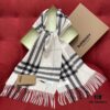 【Stone Red】BURBERRY Classic Entry-Level Bestseller, Timeless Check Pattern, Simple and Elegant Unisex Design, An Everlasting Scarf – Upgraded with No Color Difference, Original Factory Yarn Material, Size: 168*30cm