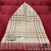 Mid-tone Camel Color BURBERRY Classic Entry-level Bestseller, Timeless Check Pattern, Simple and Elegant Unisex Scarf, Never Out of Style