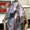 Glowing Gvc Sequin Floral Cashmere Scarf - Premium Pure Cashmere with Silver Thread, Exclusive New Arrival