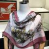 Glowing Gvc Sequin Floral Cashmere Scarf - Premium Pure Cashmere with Silver Thread, Exclusive New Arrival