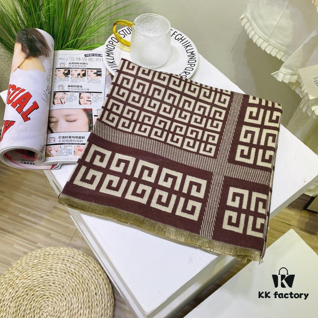 Givenchy Classic Cashmere Fleece Scarf New Arrival, Multi-Functional Cashmere Shawl!