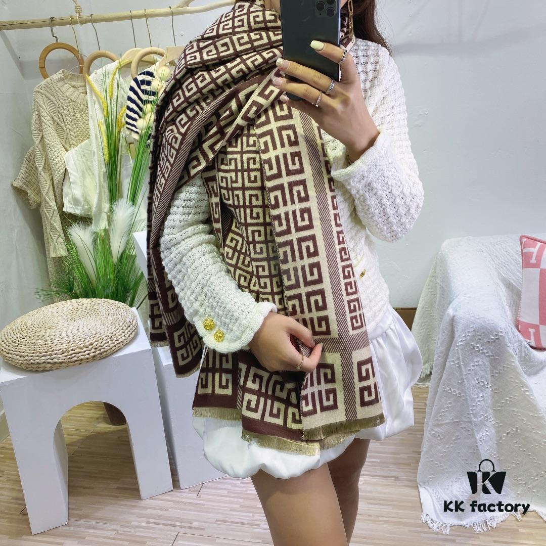 Givenchy Classic Cashmere Fleece Scarf New Arrival, Multi-Functional Cashmere Shawl!