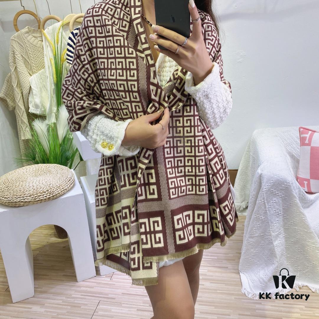 Givenchy Classic Cashmere Fleece Scarf New Arrival, Multi-Functional Cashmere Shawl!