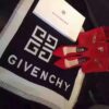 Givenchy Double-Sided Usable Cashmere Blend Scarf, Black and White Classic Design, Premium Craftsmanship, Imported Machine Cut, 70*180 cm