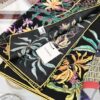 CIVENCHY 90x90cm Luxury Silk Scarf in 100% Mulberry Silk – Elegant Fringe Design, High-End Fashion Accessory