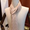 Coach Cashmere Knit Scarf for Men, Timeless Classic Design, High-End Wool Blend, Versatile and Elegant