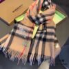 Top-Quality Original Version - Full Packaging, New Hot-Selling Style, Latest Counter Release (New Horse Logo) Highly Recommended, Burberry Official Website's Newest Arrival, 100% Premium Cashmere, Extremely Warm, Soft and Skin-Friendly, Non-Irritating, Classic Burberry Plaid Design, Unisex Scarf