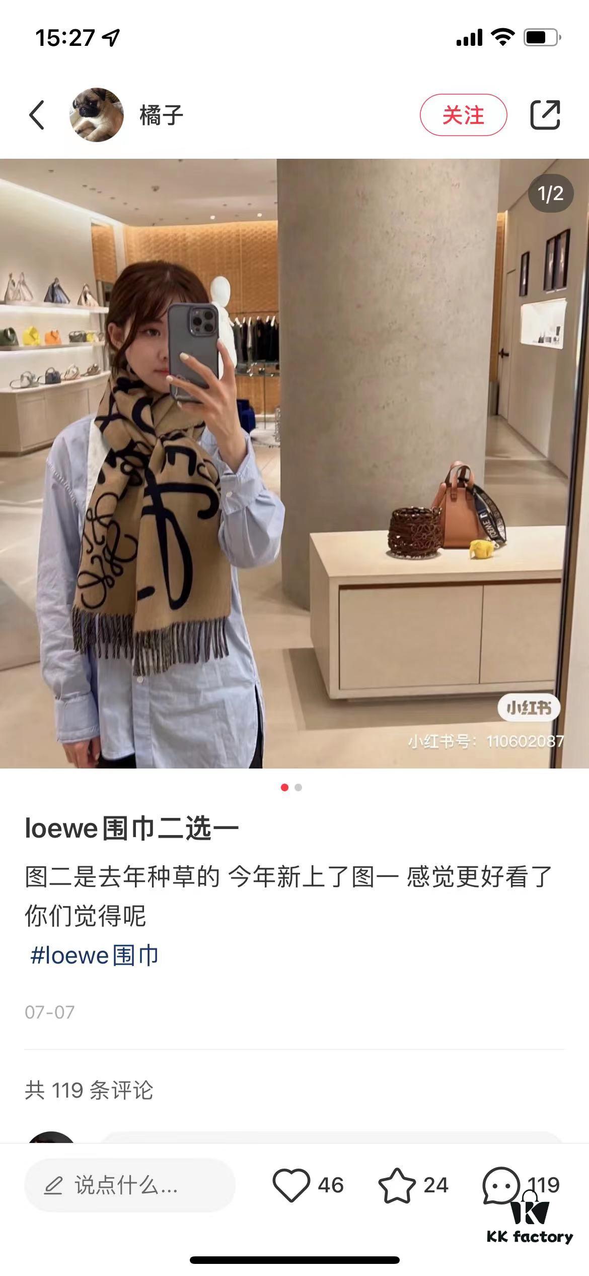 Loewe 2022 New Arrival Graffiti Double-Sided Scarf Unisex