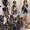 Loewe 2022 New Arrival Graffiti Double-Sided Scarf Unisex
