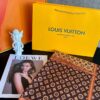 LV Clover Double-Sided Shawl in Monogram Color, 2020 Autumn-Winter New Warm Shawl Scarf with Four-Leaf Clover Jacquard, Premium Gift-Grade Accessory
