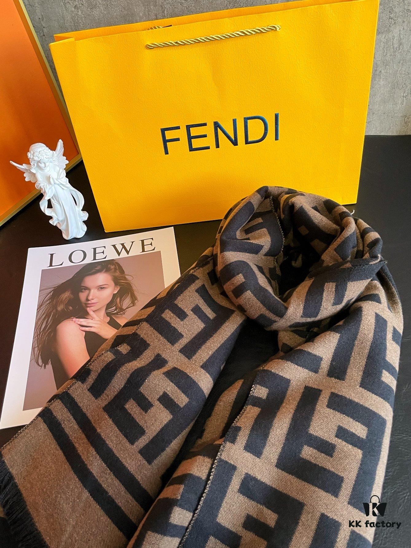 Fendi Classic Double F Scarf