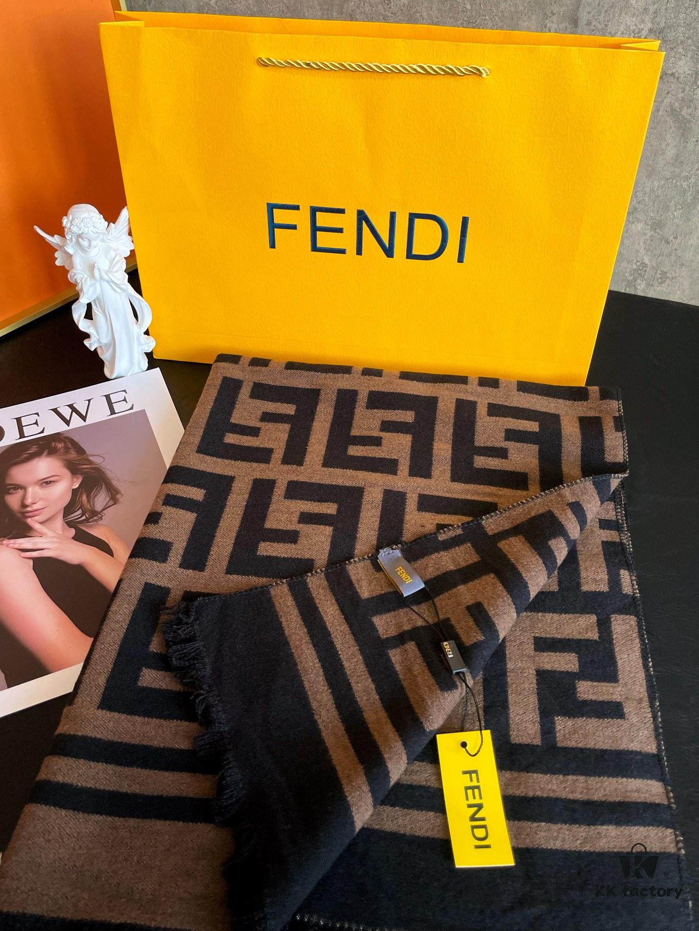Fendi Classic Double F Scarf