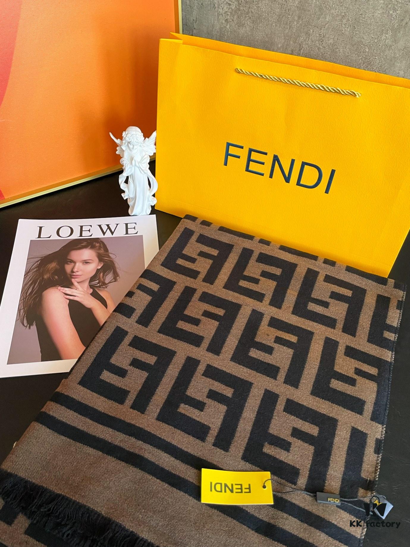 Fendi Classic Double F Scarf