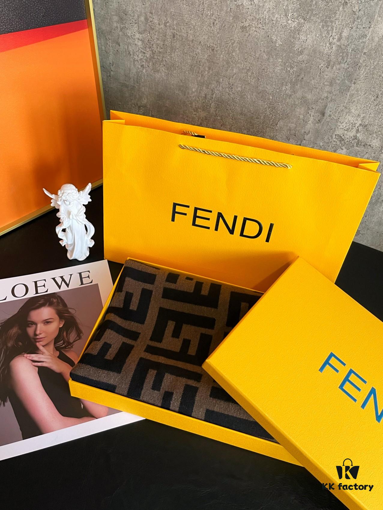 Fendi Classic Double F Scarf