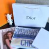 Dior Blue Five-Star Patchwork Scarf
