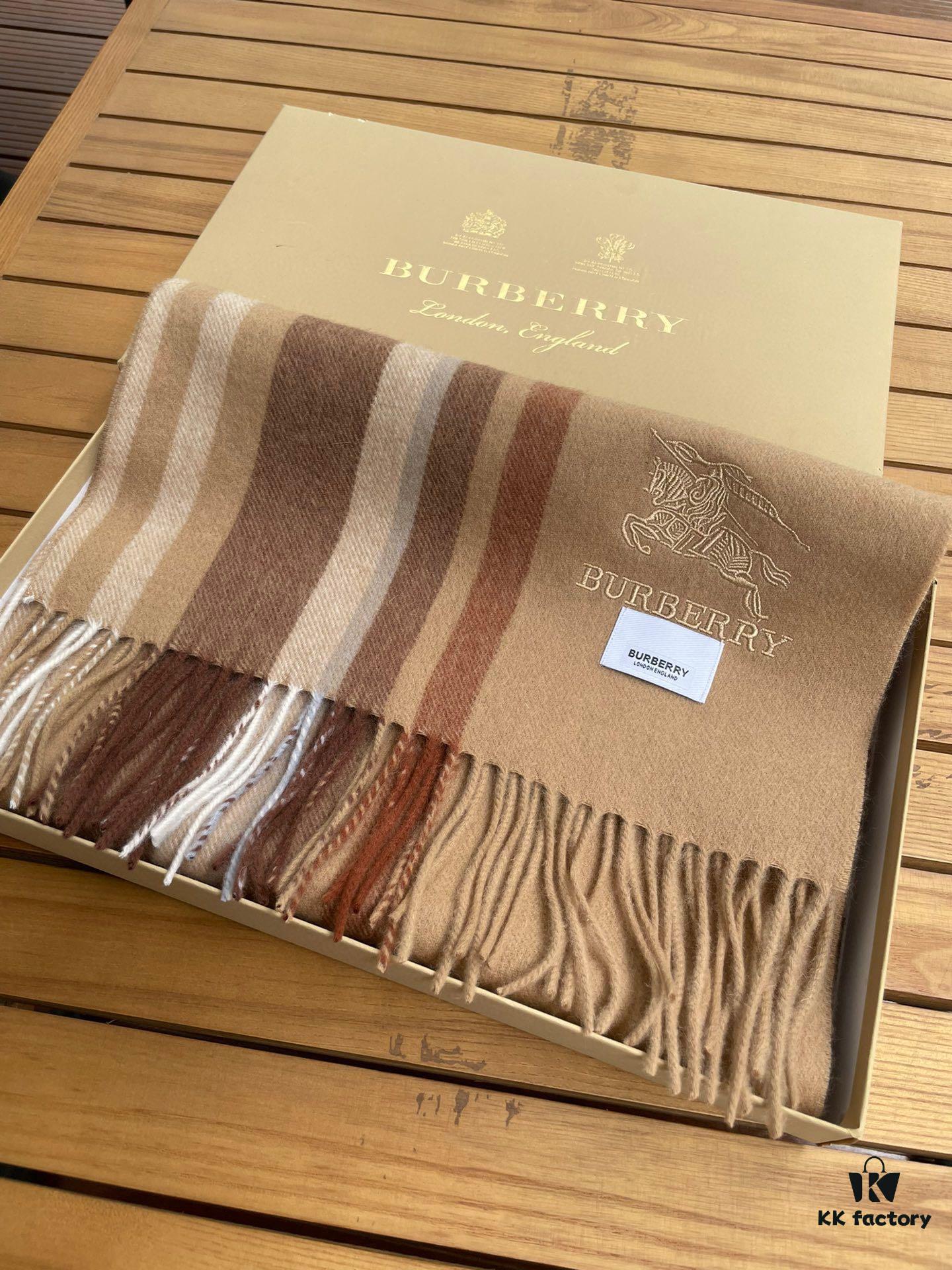 Burberry High-Quality Imported Cashmere Scarf with Full Retail Packaging – Unisex Design, Latest Collection