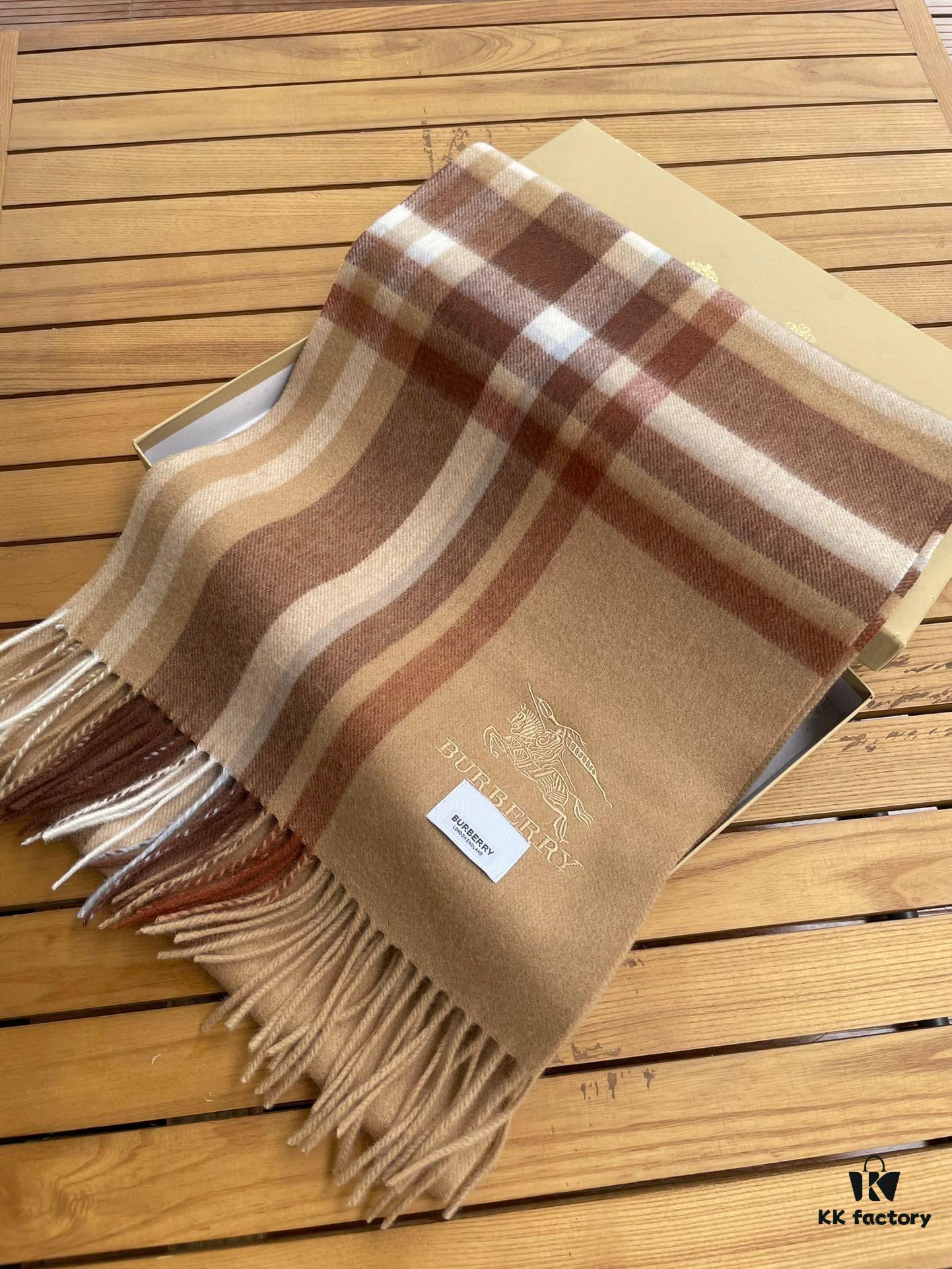 Burberry High-Quality Imported Cashmere Scarf with Full Retail Packaging – Unisex Design, Latest Collection