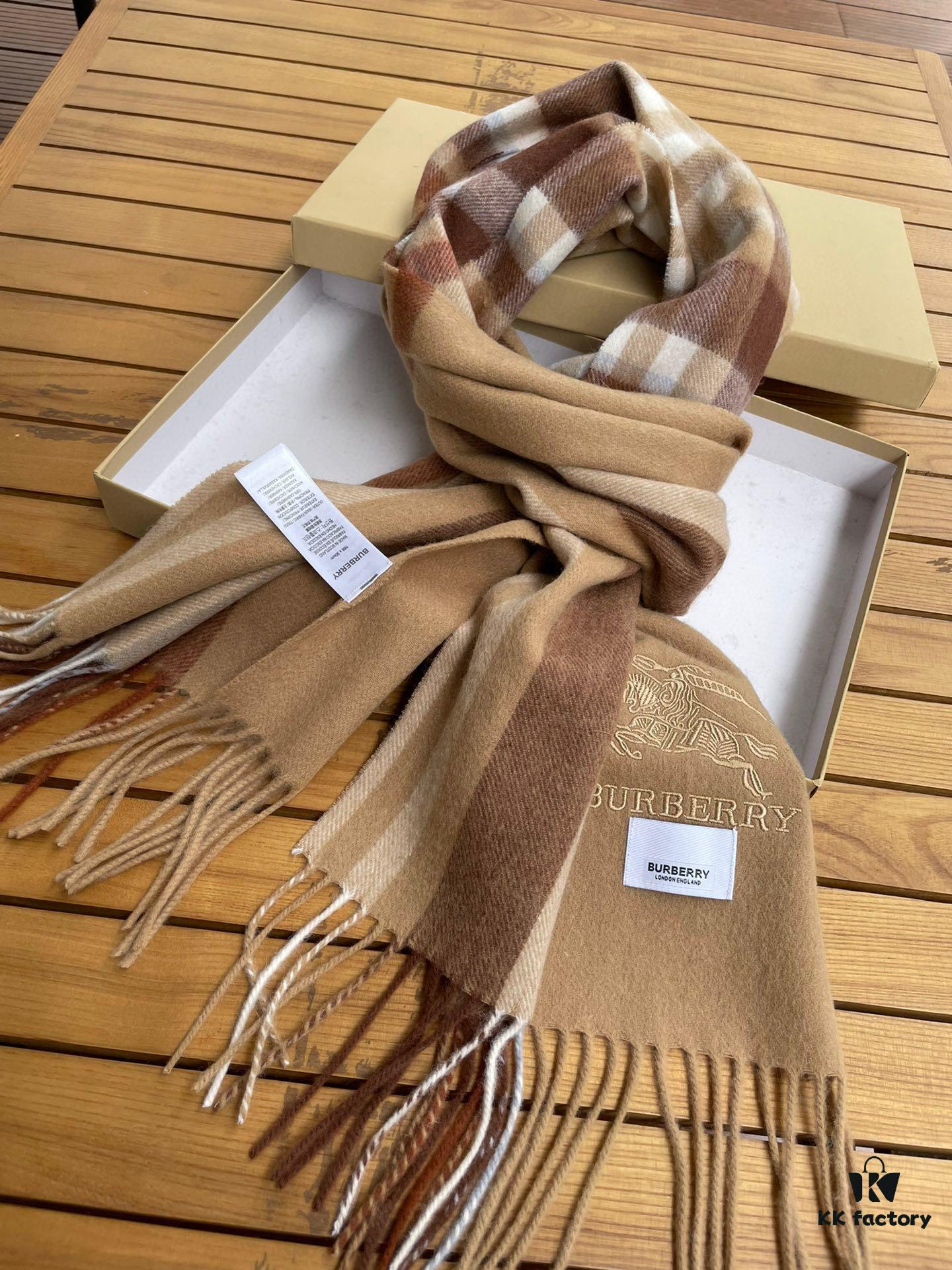 Burberry High-Quality Imported Cashmere Scarf with Full Retail Packaging – Unisex Design, Latest Collection