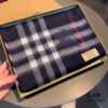 Authentic Top Version Heavyweight 100% Premium Cashmere Scarf with Full Packaging - New Launch from Burberry Official Website (New Mare Logo Design), Classic Check Pattern Unisex Scarf