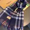 Authentic Top Version Heavyweight 100% Premium Cashmere Scarf with Full Packaging - New Launch from Burberry Official Website (New Mare Logo Design), Classic Check Pattern Unisex Scarf