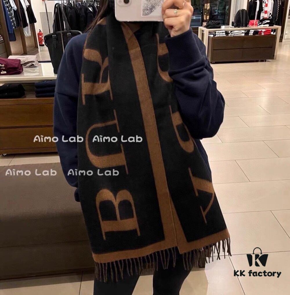 Authentic Top-tier Version Full Packaging Burberry Latest Counter Style Scarf