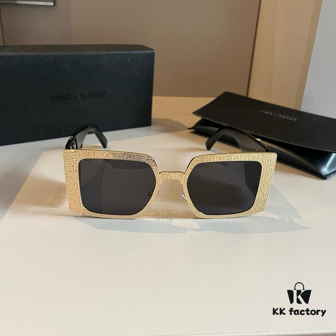 YSL Saint Laurent Sunglasses, absolutely in love, the aura when worn is perfectly on point, extremely flattering to the face, making it appear smaller; large-frame design that's surprisingly lightweight and comfortable with just the right temple curvature for a perfect fit!