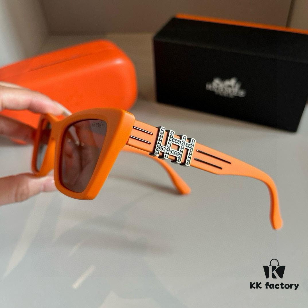 2024 Hermès New Arrival Sunglasses, Polarized Sun Glasses with Premium Look, Flattering Slimming Design, Export Quality UV Protection Eyewear
