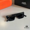 2024 Hermès New Arrival Sunglasses, Polarized Sun Glasses, High-End Stylish Face-Slimming Export Sun Protection Eyewear