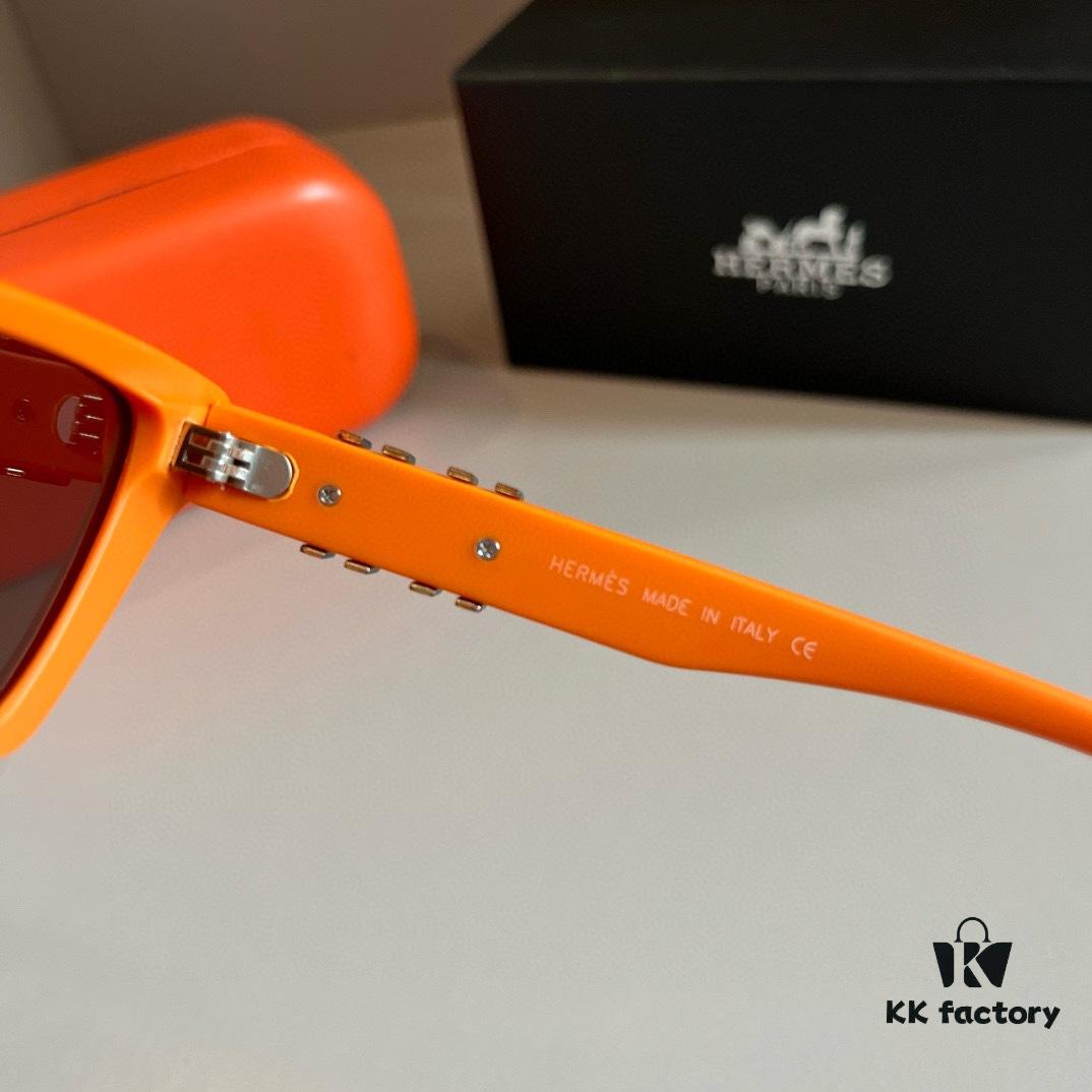 2024 Hermès New Arrival Sunglasses, Polarized Sun Glasses with Premium Look, Flattering Frame for Slimming Effect, UV Protection