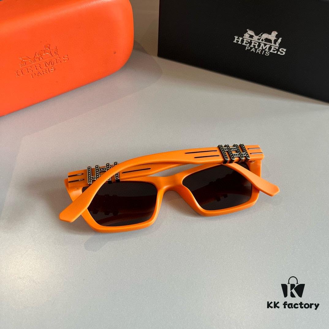 2024 Hermès New Arrival Sunglasses, Polarized Sun Glasses with Premium Look, Flattering Frame for Slimming Effect, UV Protection
