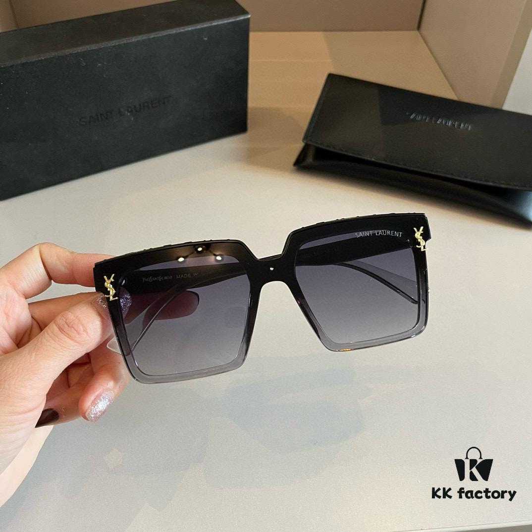 YSL Saint Laurent Sunglasses, Face-Contouring Sun Protection, High-End Lightweight Eyewear