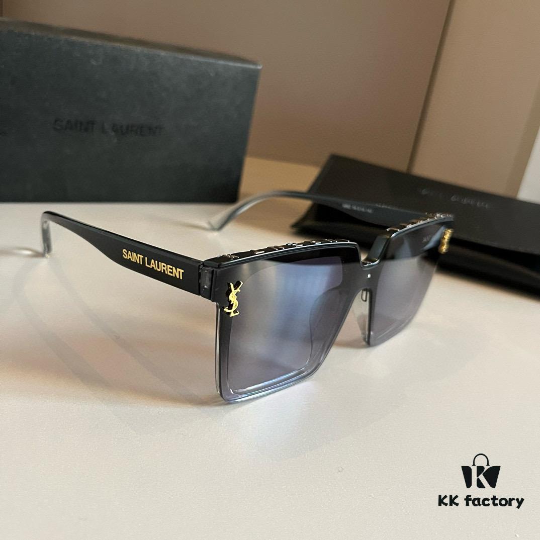 YSL Saint Laurent Sunglasses, Face-Contouring Sun Protection Glasses, Lightweight Luxury Eyewear