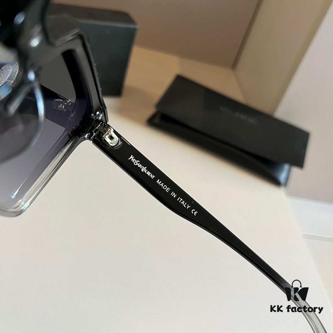 YSL Saint Laurent Sunglasses, Face-Contouring Sun Protection Glasses, Lightweight Luxury Eyewear