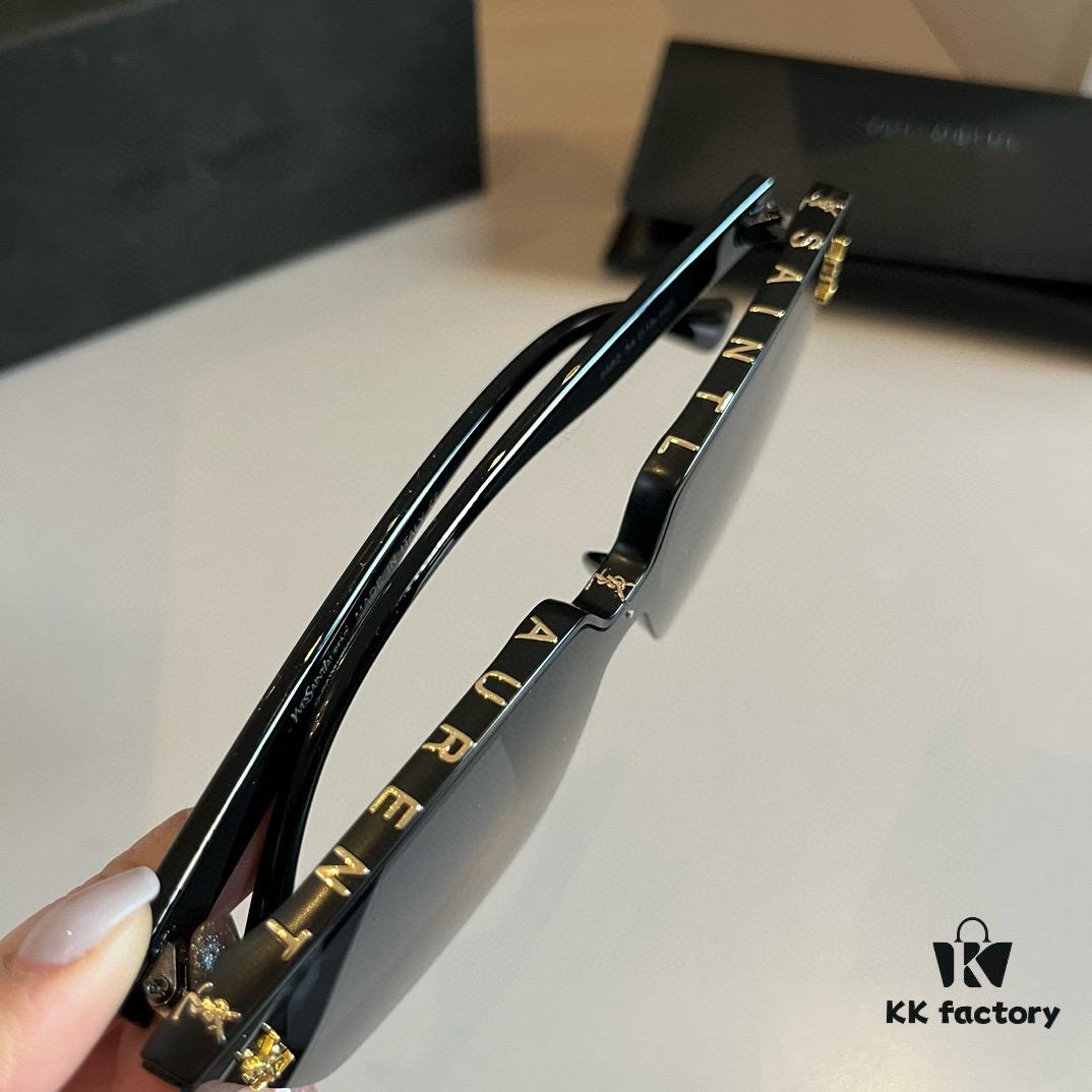 YSL Saint Laurent Sunglasses, Face-Contouring Sun Protection, High-End Lightweight Eyewear