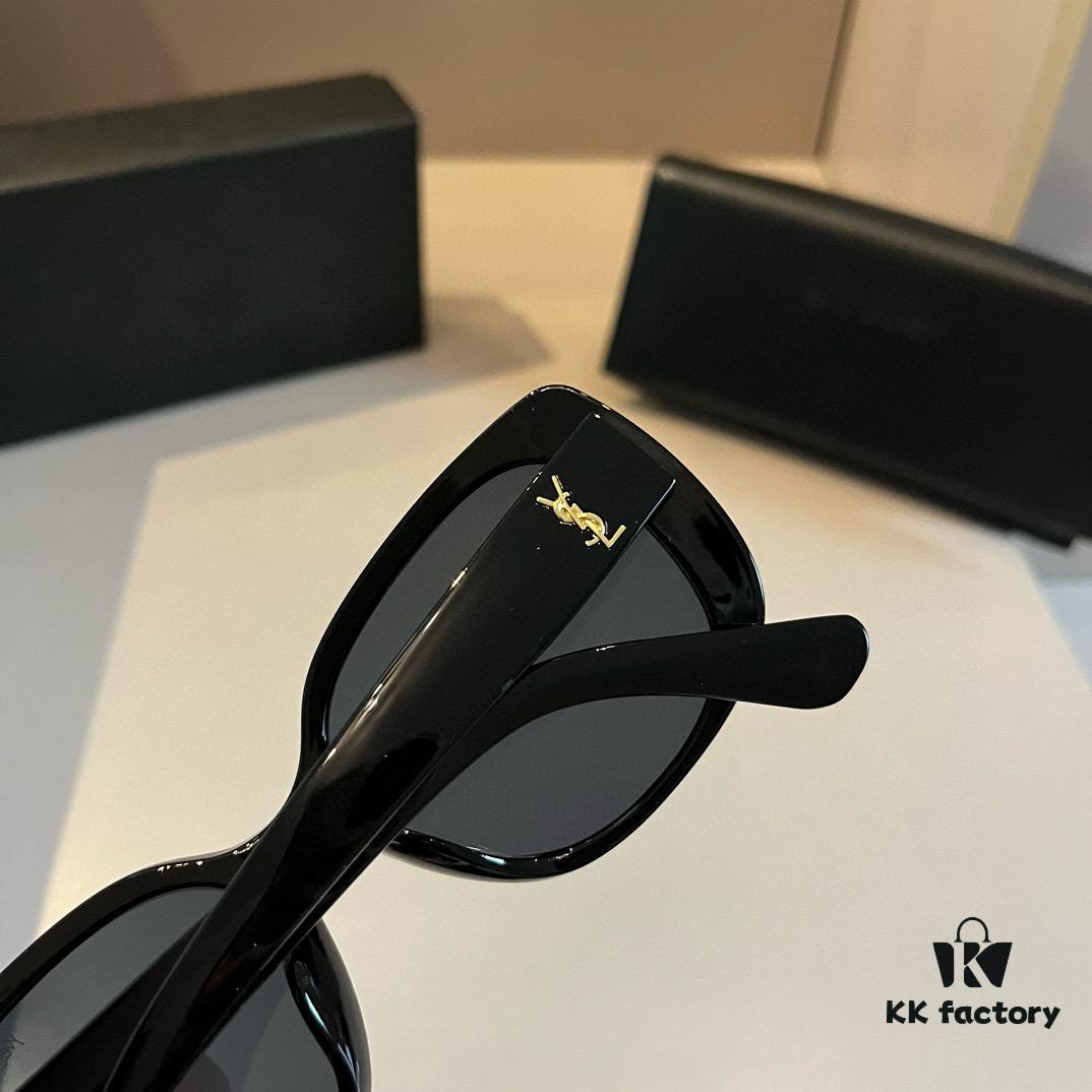 YSL Saint Laurent Sunglasses, Face-Contouring Sun Protection, High-End Lightweight Eyewear