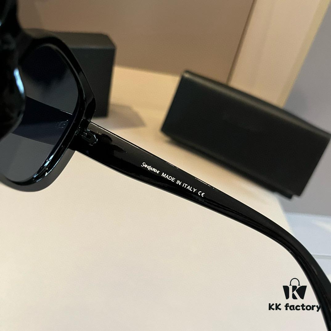 YSL Saint Laurent Sunglasses, Face-Contouring Sun Protection, High-End Lightweight Eyewear