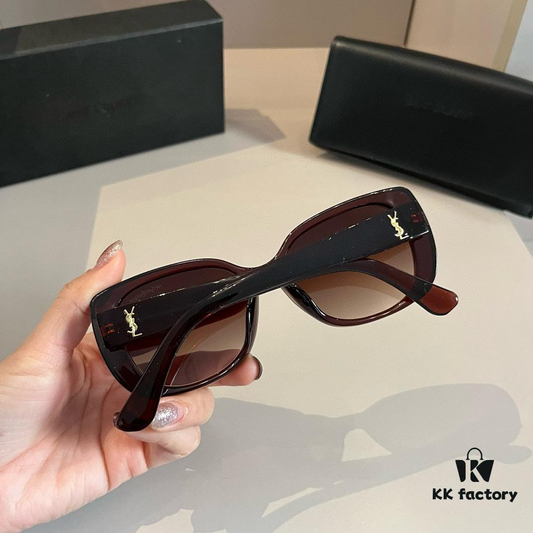 YSL Saint Laurent Sunglasses, Face-Contouring Sun Protection, High-End Lightweight Eyewear