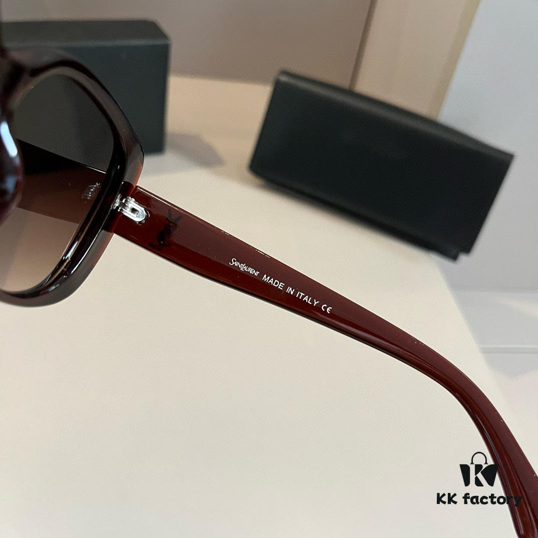 YSL Saint Laurent Sunglasses, Face-Contouring Sun Protection, High-End Lightweight Eyewear