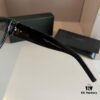 YSL Saint Laurent 2023 New Arrival SLM94 Gold Black Sunglasses