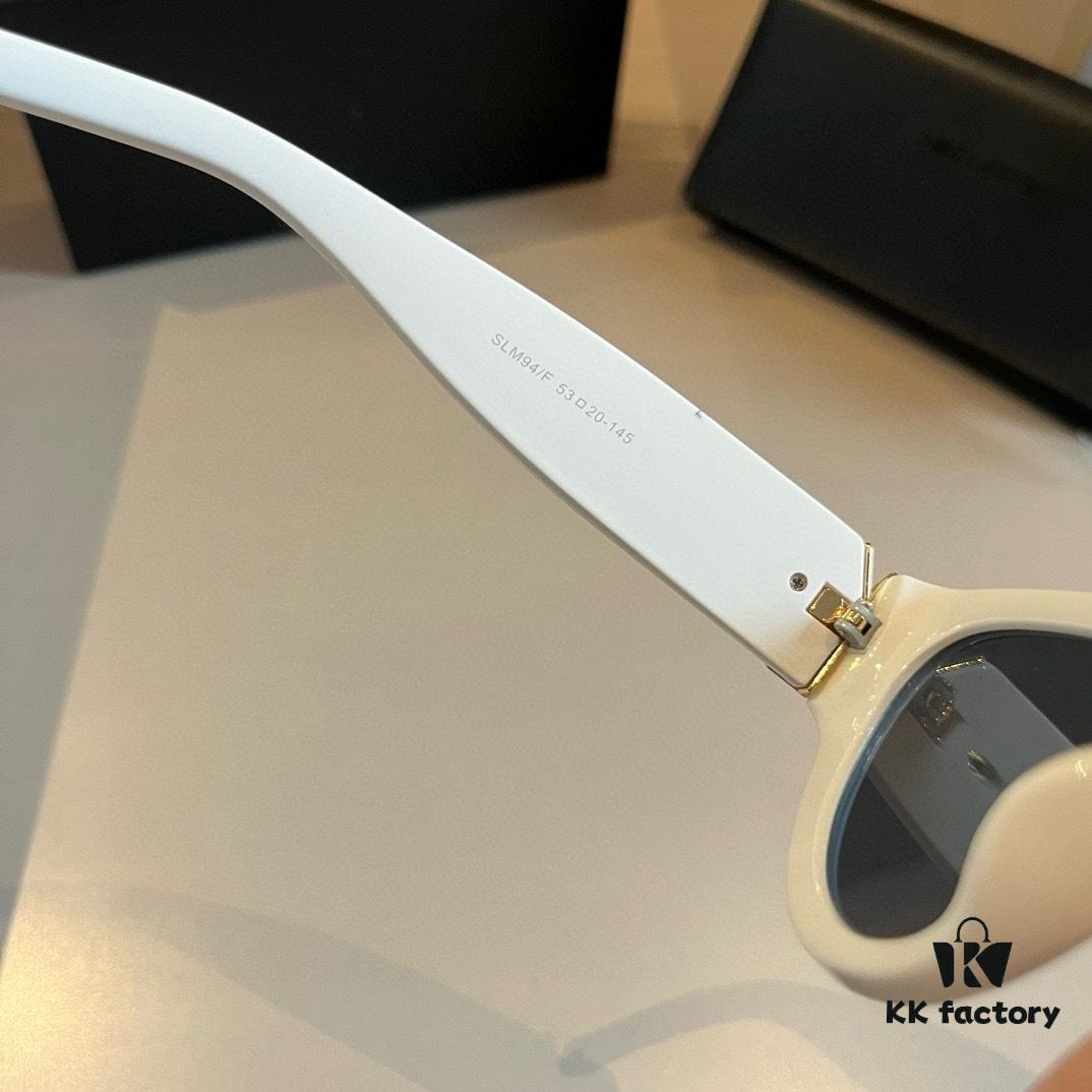 YSL Saint Laurent 2023 New Arrival Slm94 Gold Black Sunglasses